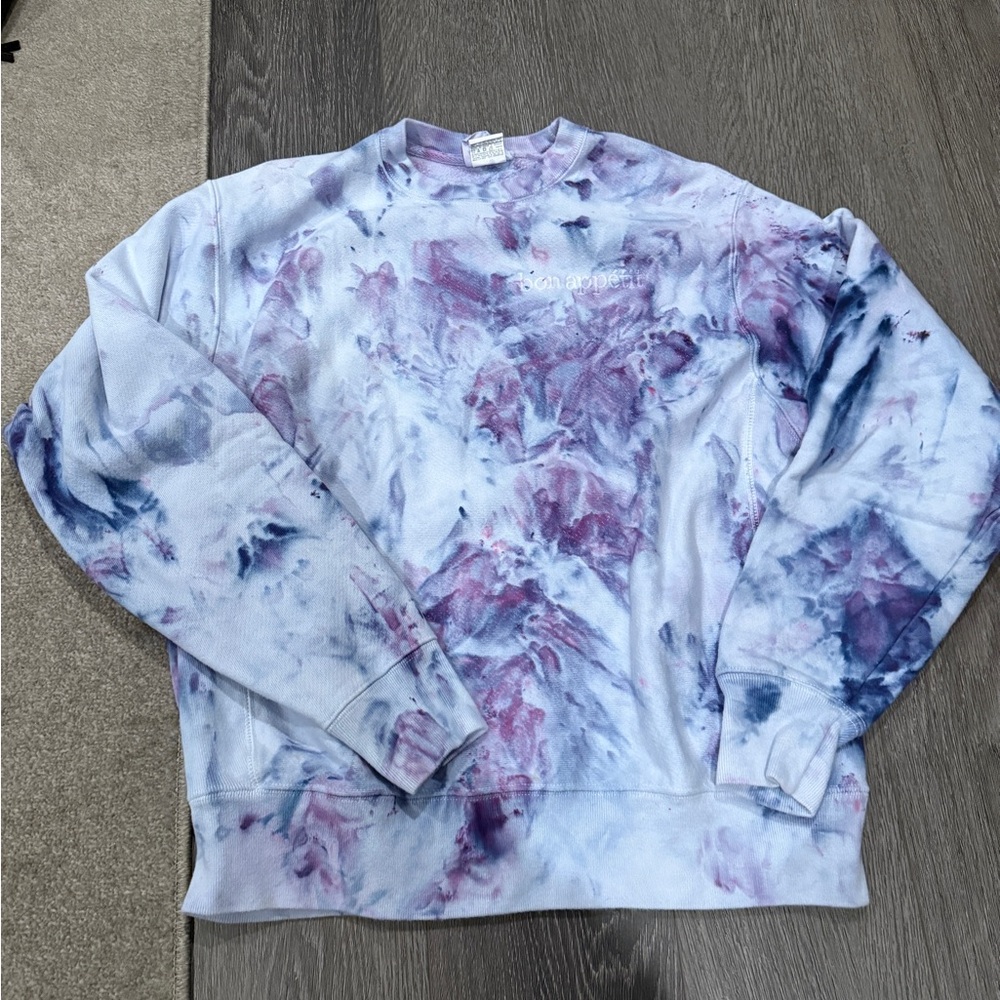 Bon Appetit x Champion Tie Dye Reverse Weave Crewneck